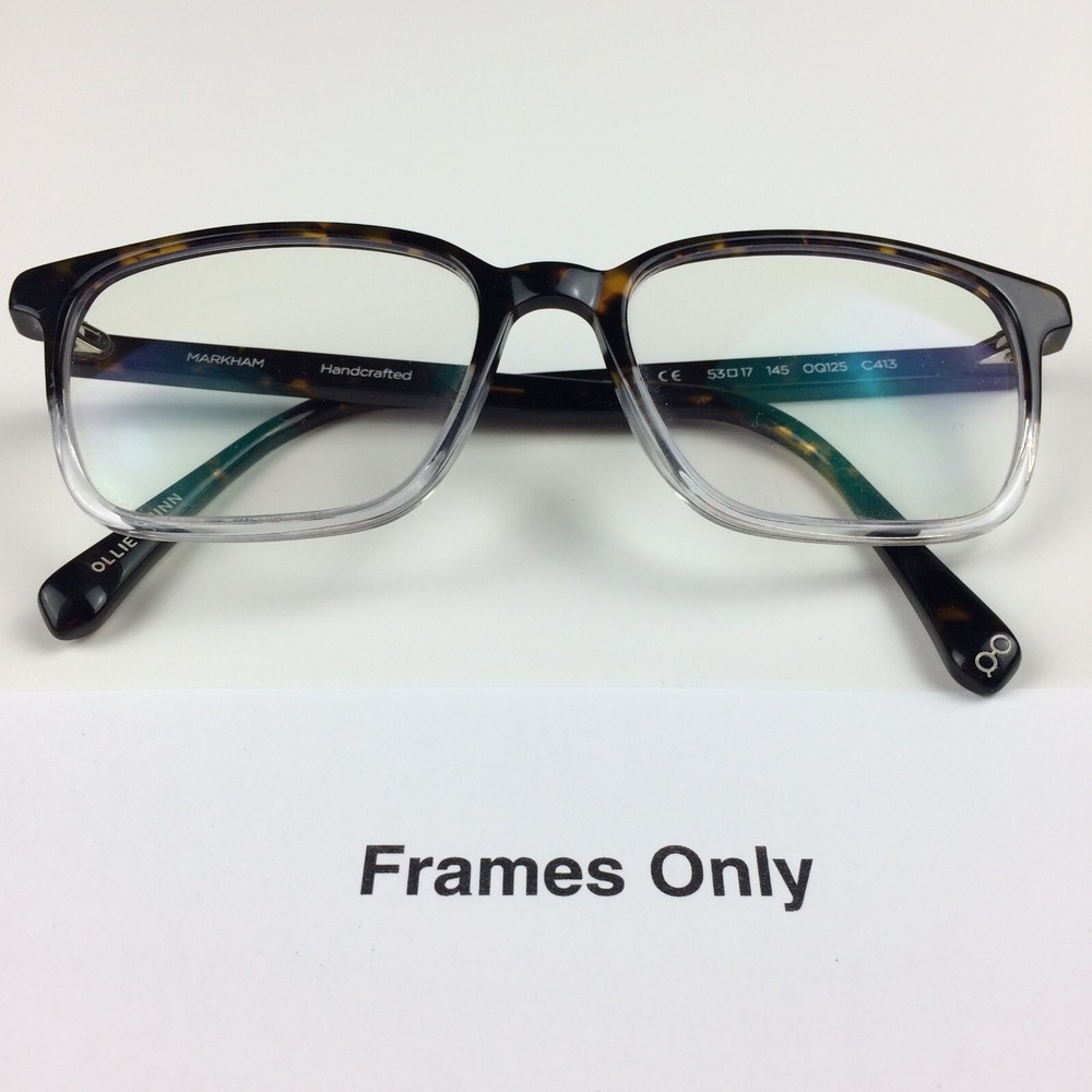 Ollie Quinn Eyeglasses Frames Full Rim Brown Tortoise‎ Two Tone Markham OQ125